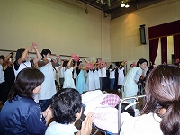 東京都立北療育医療センター城南分園の子どもたちとの交流会