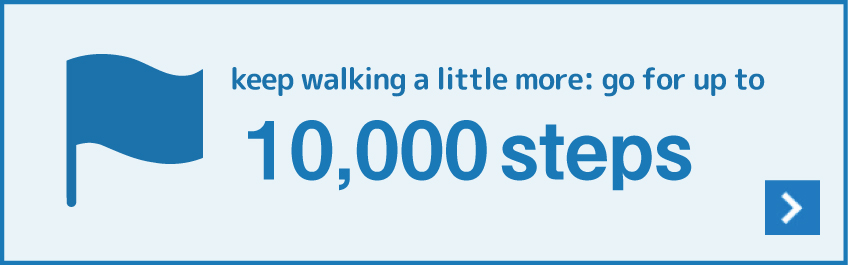Setting the goal height: go for up to 10,000 steps