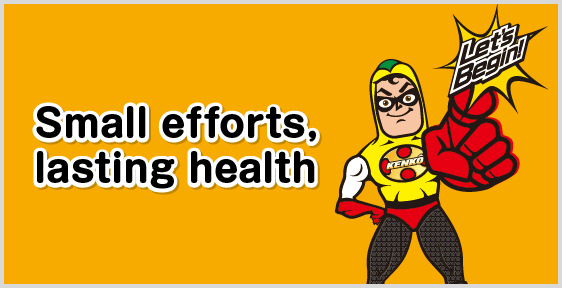 Small efforts, lasting health